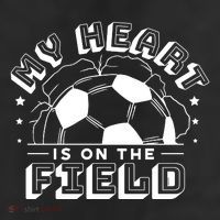 My Heart Is On The Field Soccer 11oz C Handle Ceramic Mug