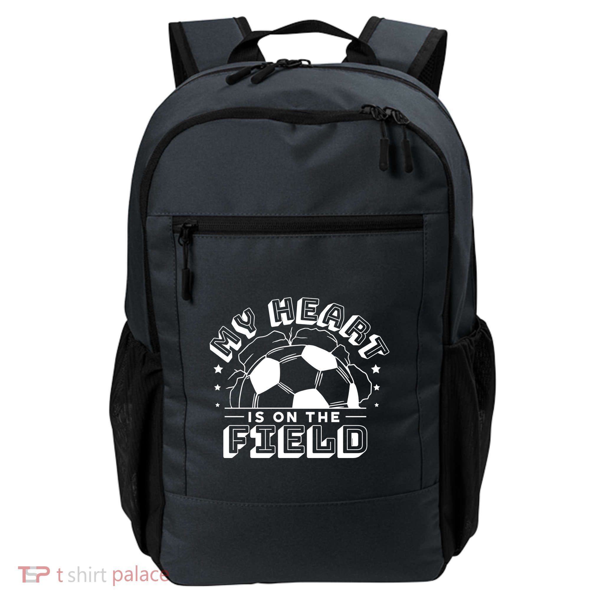 My Heart Is On The Field Soccer Backpack