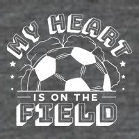 My Heart Is On The Field Soccer Baby Bodysuit