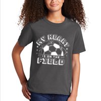 My Heart Is On The Field Soccer Kids T-Shirt