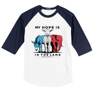 My Hope Is In The Lamb Baseball Sleeve Shirt