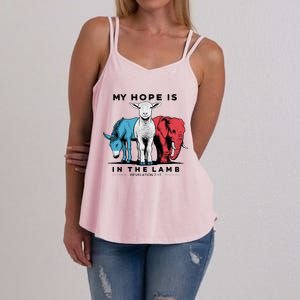 My Hope Is In The Lamb Women's Strappy Tank