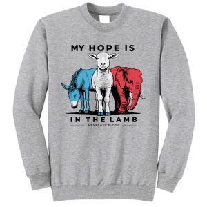 My Hope Is In The Lamb Tall Sweatshirt