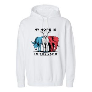 My Hope Is In The Lamb Garment-Dyed Fleece Hoodie