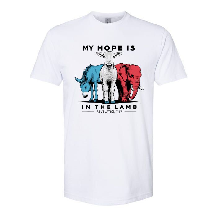 My Hope Is In The Lamb Softstyle CVC T-Shirt