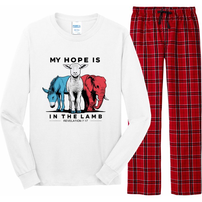 My Hope Is In The Lamb Long Sleeve Pajama Set