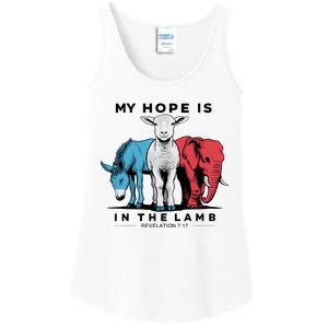 My Hope Is In The Lamb Ladies Essential Tank