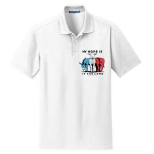 My Hope Is In The Lamb Dry Zone Grid Polo