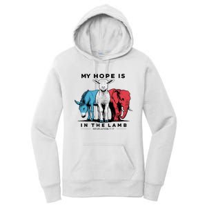 My Hope Is In The Lamb Women's Pullover Hoodie