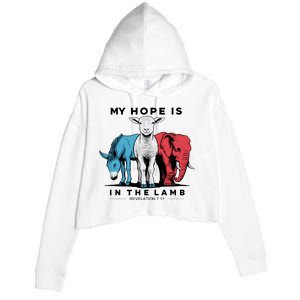 My Hope Is In The Lamb Crop Fleece Hoodie