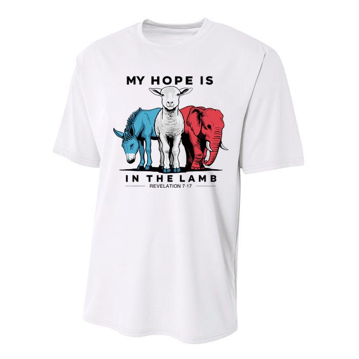 My Hope Is In The Lamb Performance Sprint T-Shirt