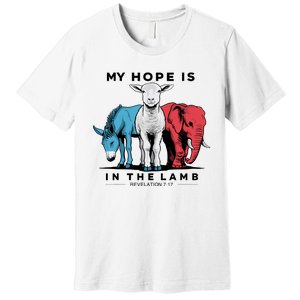 My Hope Is In The Lamb Premium T-Shirt