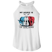 My Hope Is In The Lamb Women's Perfect Tri Rocker Tank