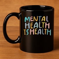 Mental Health Is Health 11oz C Handle Ceramic Mug