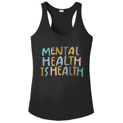 Mental Health Is Health Ladies PosiCharge Competitor Racerback Tank