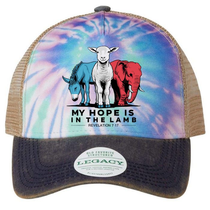My Hope Is In The Lamb Legacy Tie Dye Trucker Hat
