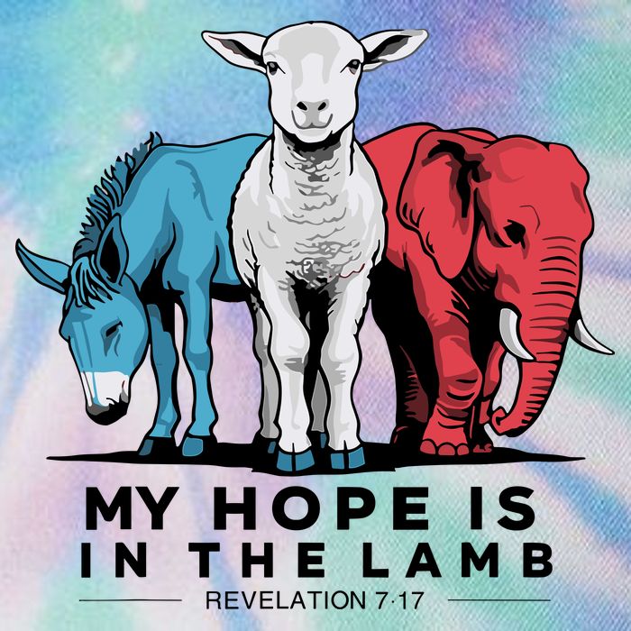 My Hope Is In The Lamb Legacy Tie Dye Trucker Hat