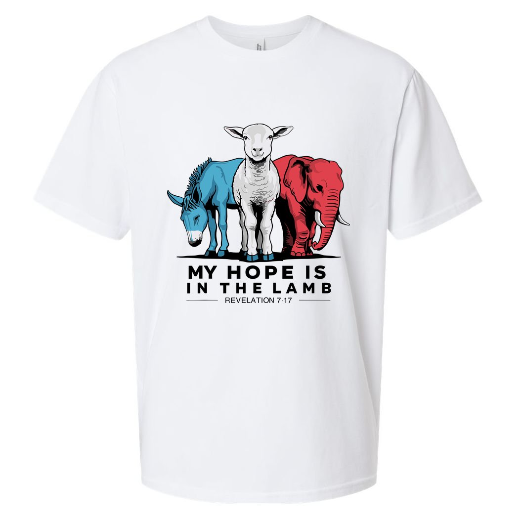 My Hope Is In The Lamb Sueded Cloud Jersey T-Shirt