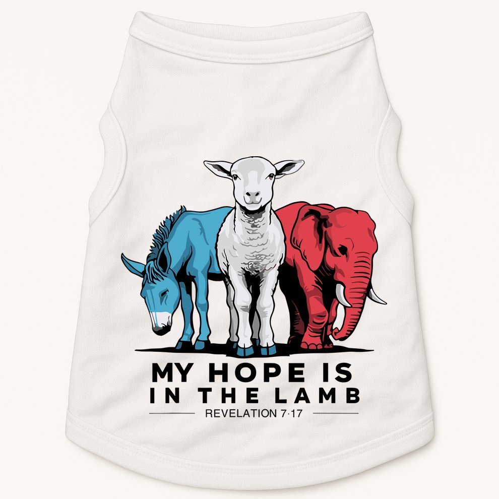 My Hope Is In The Lamb Doggie Tank