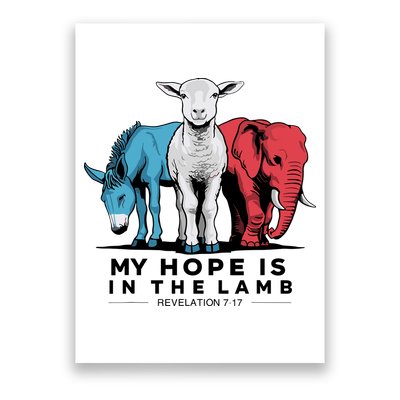 My Hope Is In The Lamb Poster