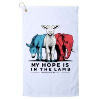 My Hope Is In The Lamb Golf Towel