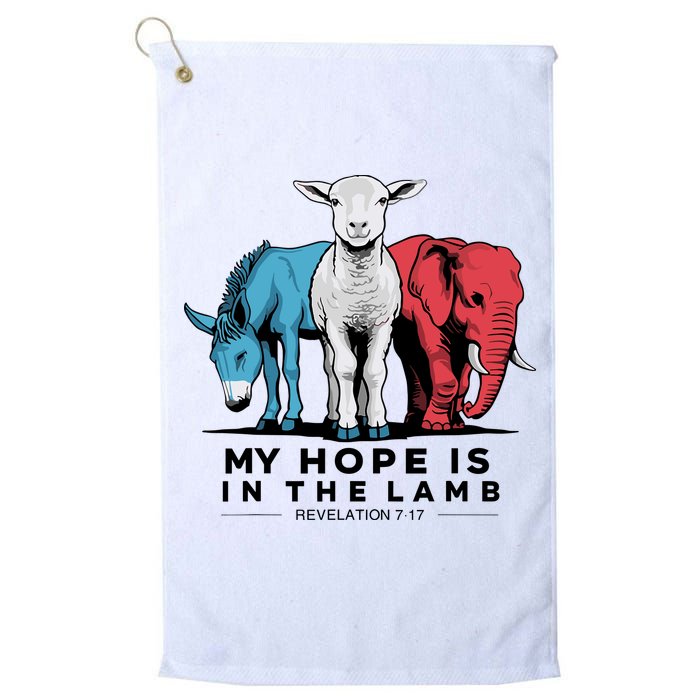 My Hope Is In The Lamb Golf Towel