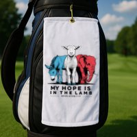 My Hope Is In The Lamb Golf Towel