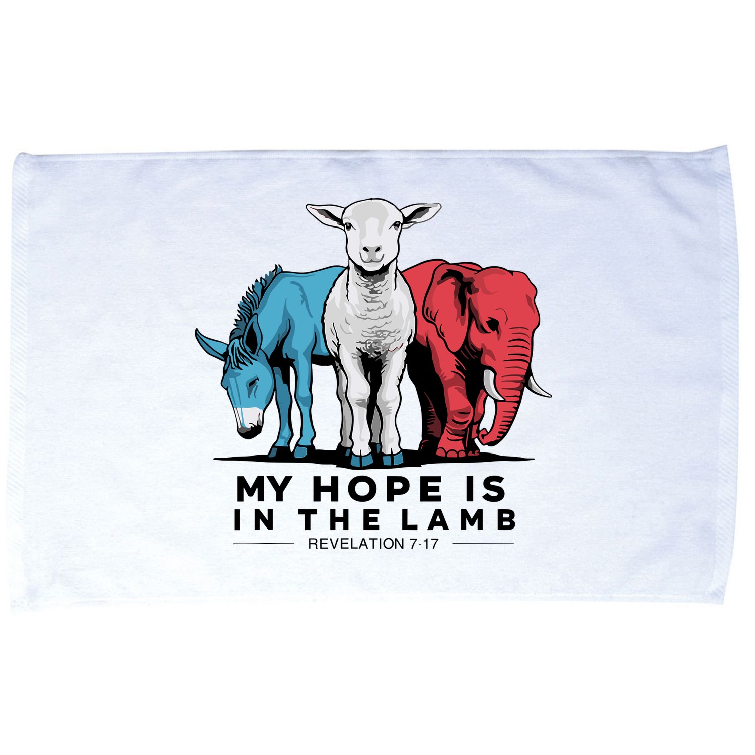 My Hope Is In The Lamb Microfiber Hand Towel