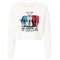 My Hope Is In The Lamb Cropped Pullover Crew