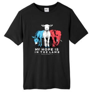 My Hope Is In The Lamb Christian God Jesus Tall Fusion ChromaSoft Performance T-Shirt