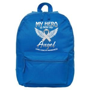 My Hero Is Now My Angel Lung Cancer Carcinoma Tumor Cute Gift 16 in Basic Backpack