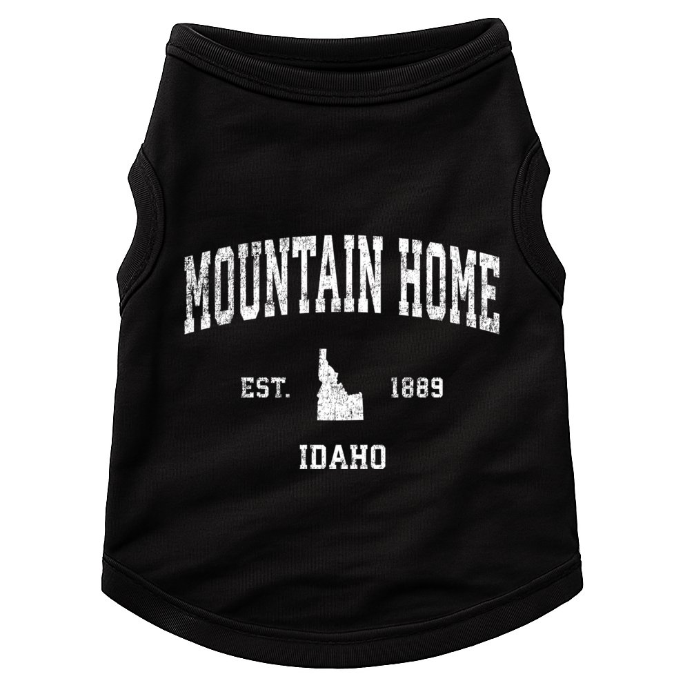 Mountain Home Idaho Id Vintage Sports Doggie Tank