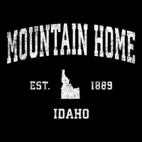 Mountain Home Idaho Id Vintage Sports Button
