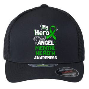 My Hero Is Now My Angel Tal Health Awareness Great Gift Flexfit Unipanel Trucker Cap