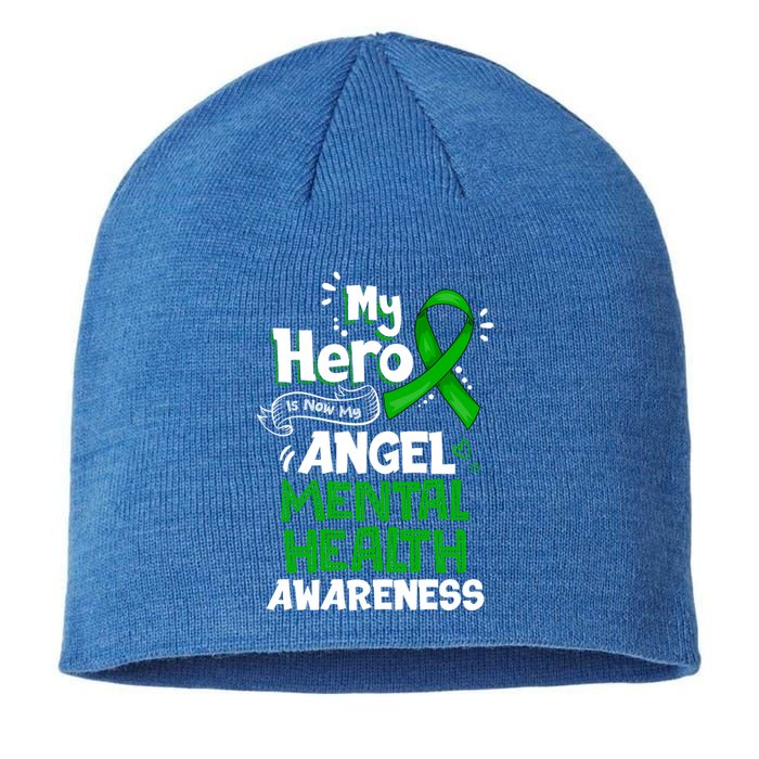 My Hero Is Now My Angel Tal Health Awareness Great Gift Sustainable Beanie