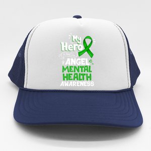 My Hero Is Now My Angel Tal Health Awareness Great Gift Trucker Hat