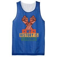 My History Is Strong Black History Month Juneteenth Gift Mesh Reversible Basketball Jersey Tank