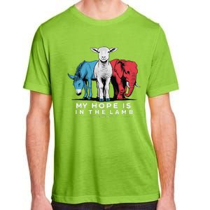 My Hope Is In The Lamb Christian God Jesus Adult ChromaSoft Performance T-Shirt