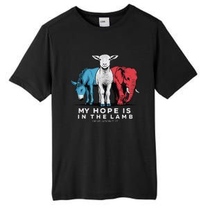 My Hope Is In The Lamb Christian God Jesus Tall Fusion ChromaSoft Performance T-Shirt