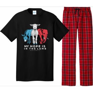 My Hope Is In The Lamb Christian God Jesus Pajama Set