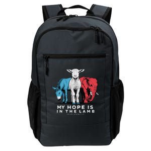 My Hope Is In The Lamb Christian God Jesus Daily Commute Backpack