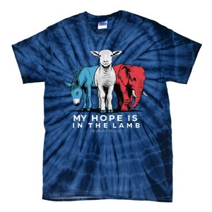 My Hope Is In The Lamb Christian God Jesus Tie-Dye T-Shirt