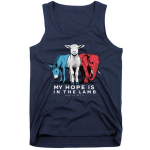 My Hope Is In The Lamb Christian God Jesus Tank Top