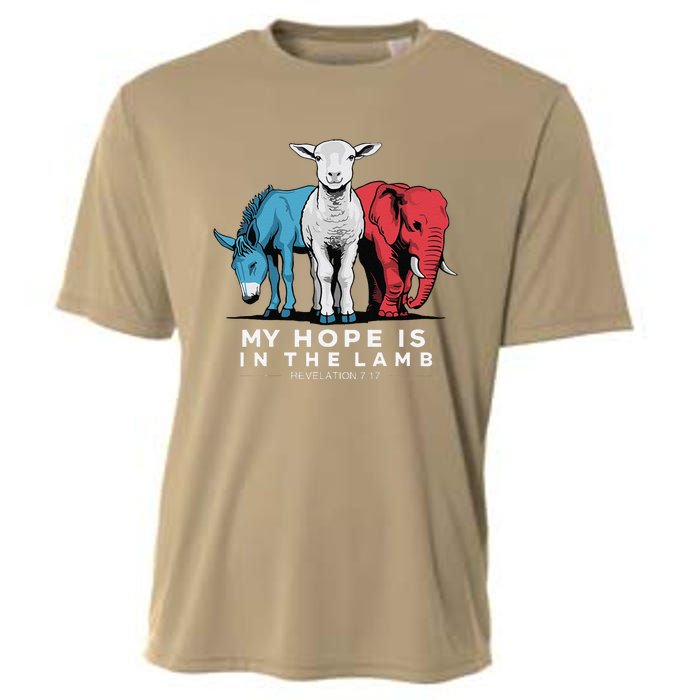 My Hope Is In The Lamb Christian God Jesus Cooling Performance Crew T-Shirt