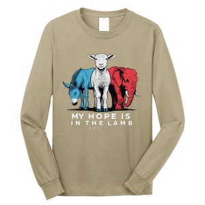 My Hope Is In The Lamb Christian God Jesus Long Sleeve Shirt