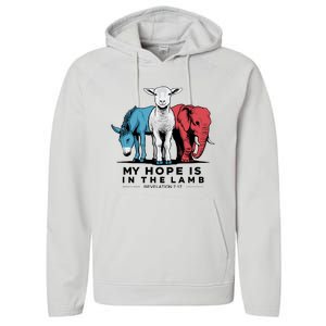 My Hope Is In The Lamb Performance Fleece Hoodie