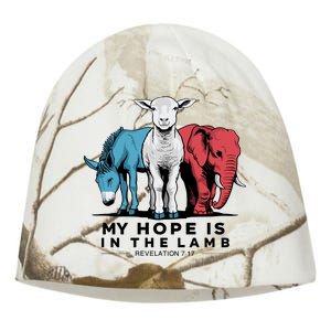 My Hope Is In The Lamb Kati - Camo Knit Beanie