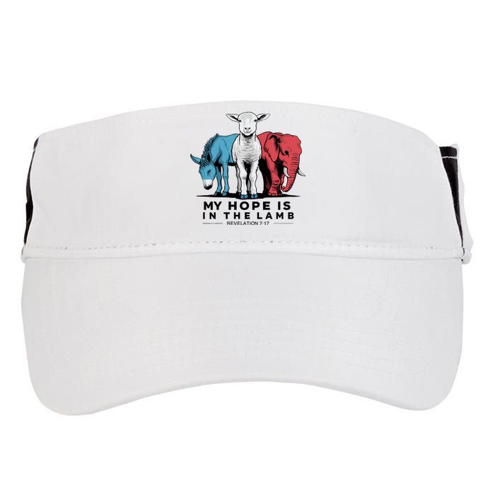 My Hope Is In The Lamb Adult Drive Performance Visor