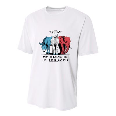 My Hope Is In The Lamb Youth Performance Sprint T-Shirt