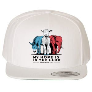 My Hope Is In The Lamb Wool Snapback Cap